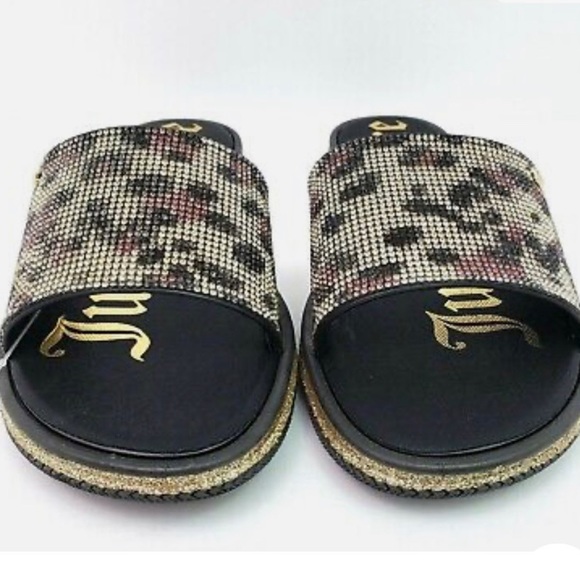 Juicy Couture Bedazzled Slides - Picture 6 of 10